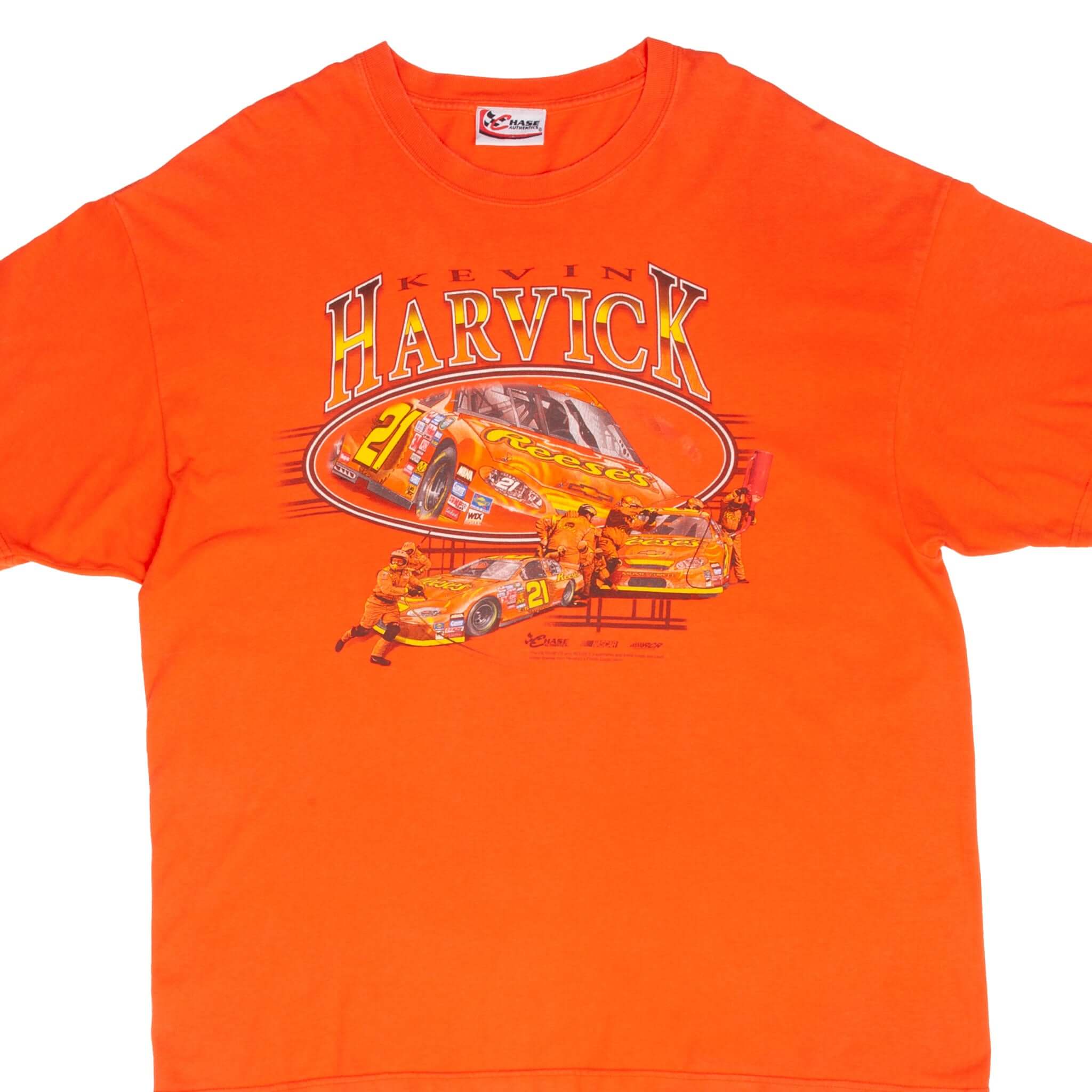 Vintage Chase Authentics Kevin Harvick Nascar All Over outlet Print T Shirt