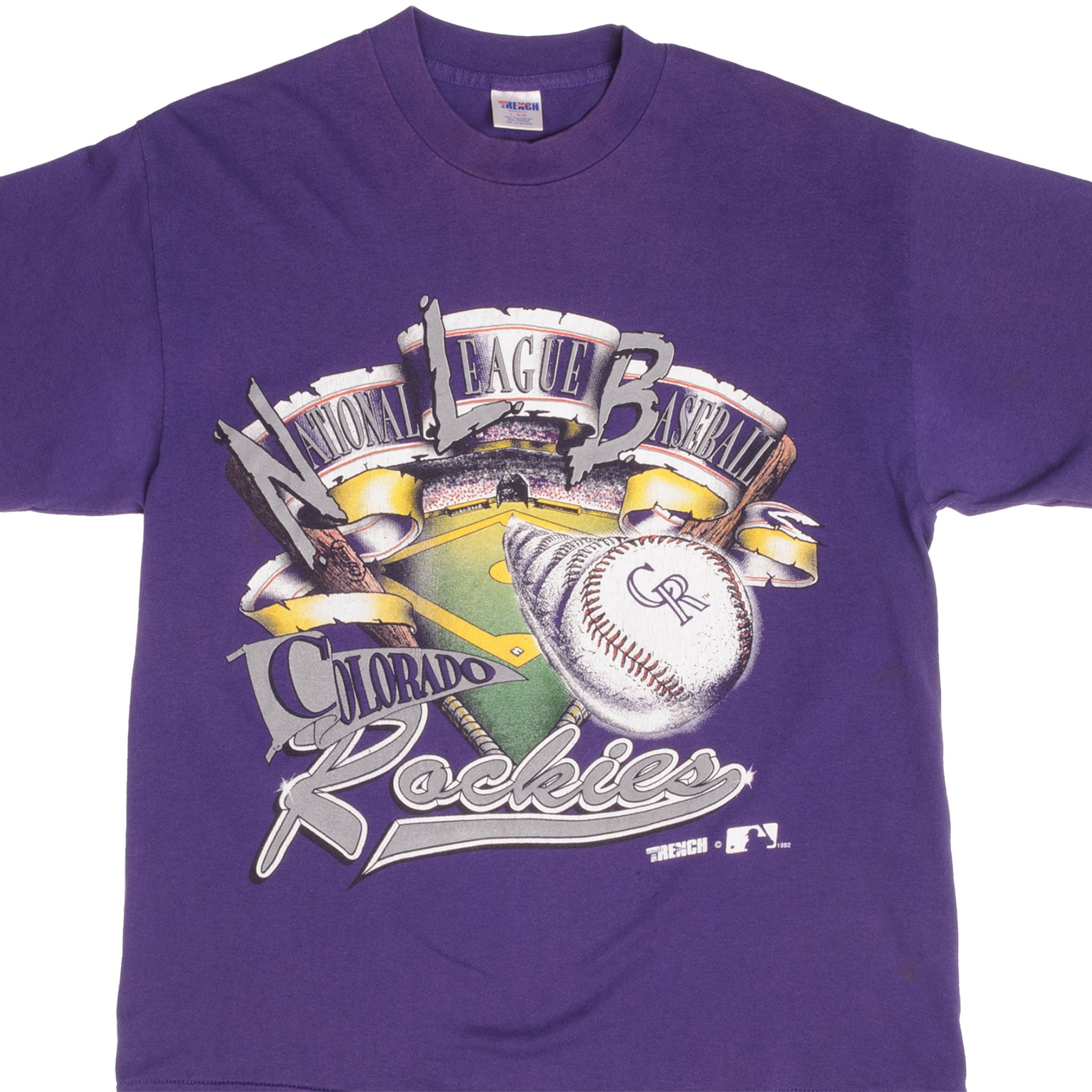 Colorado Rockies Vintage MLB Crewneck Sweatshirt Hoodie Shirt