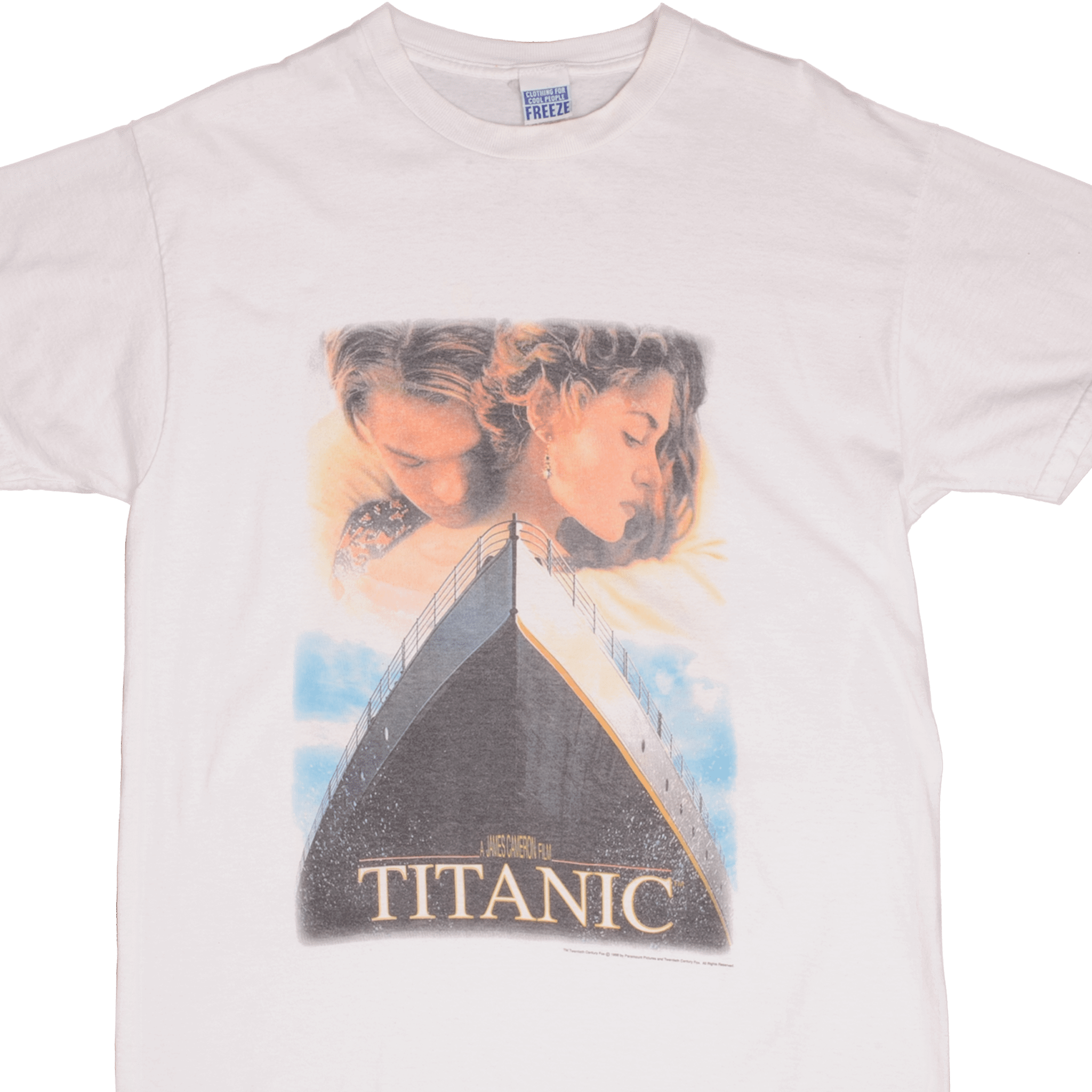 VINTAGE TITANIC MOVIE 1998 TEE SHIRT SIZE LARGE – Vintage rare usa