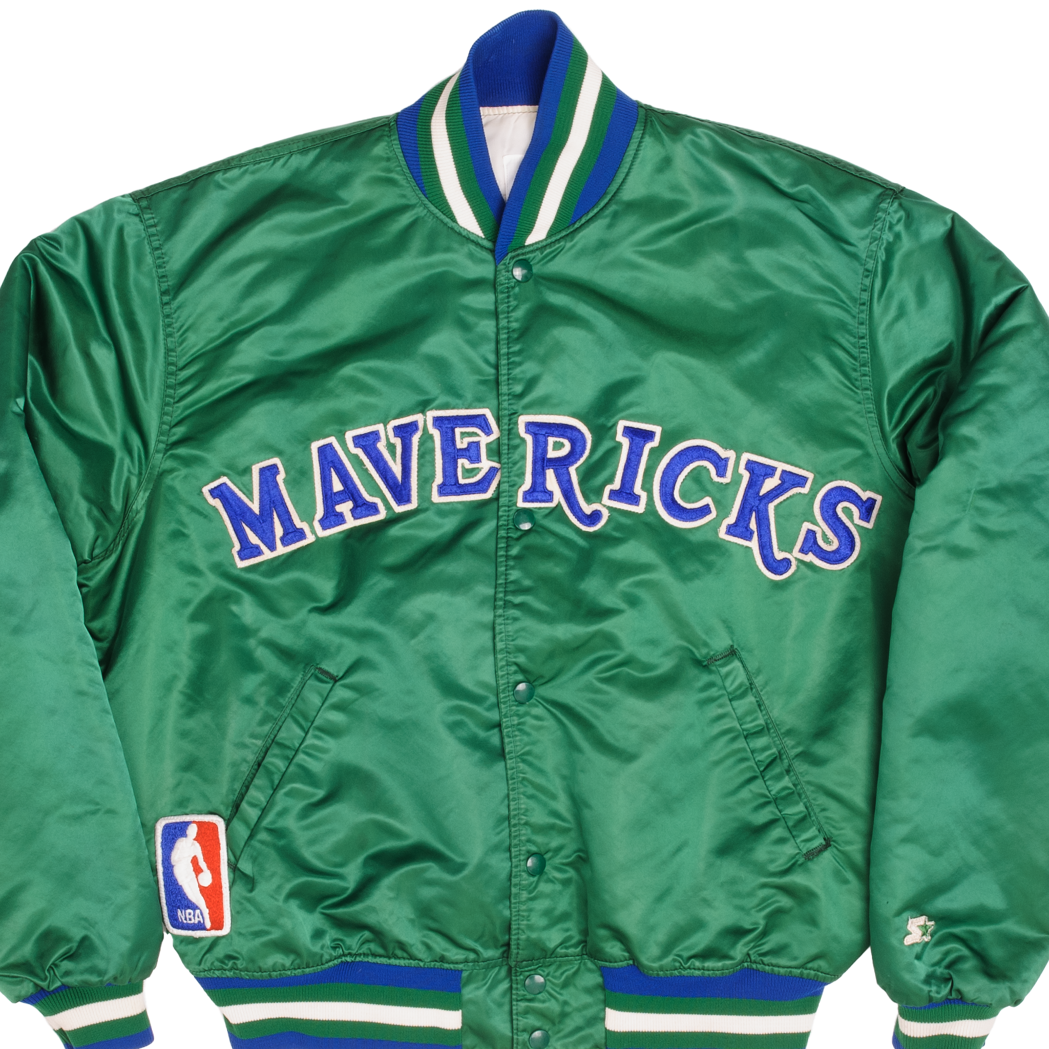 Large NBA Starter Dallas Mavericks Rakuten Varsity Jacket