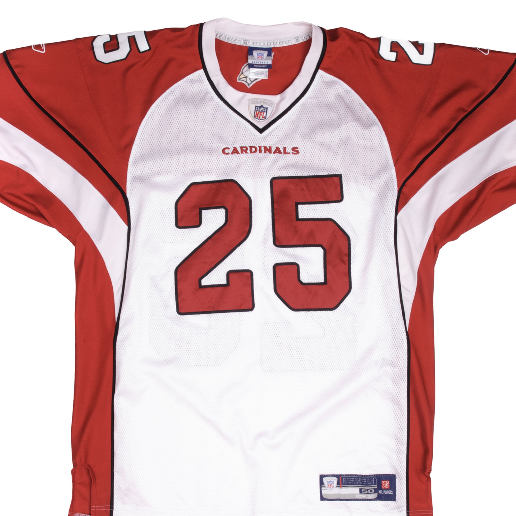 VINTAGE NFL ARIZONA CARDINALS RHODES #25 REEBOK JERSEY 2000S SIZE