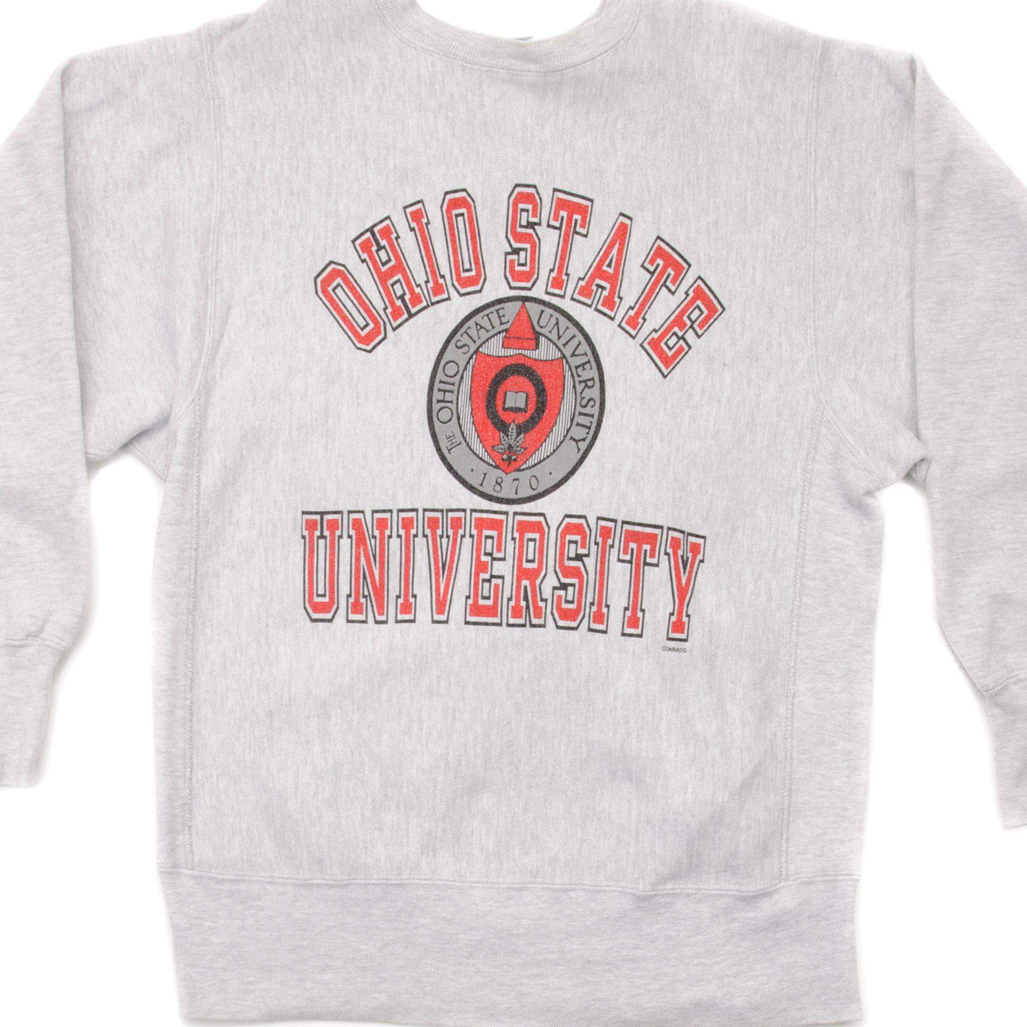 VINTAGE CHAMPION REVERSE WEAVE OHIO STATE UNI SWEATSHIRT 1990S LARGE MADE  USA