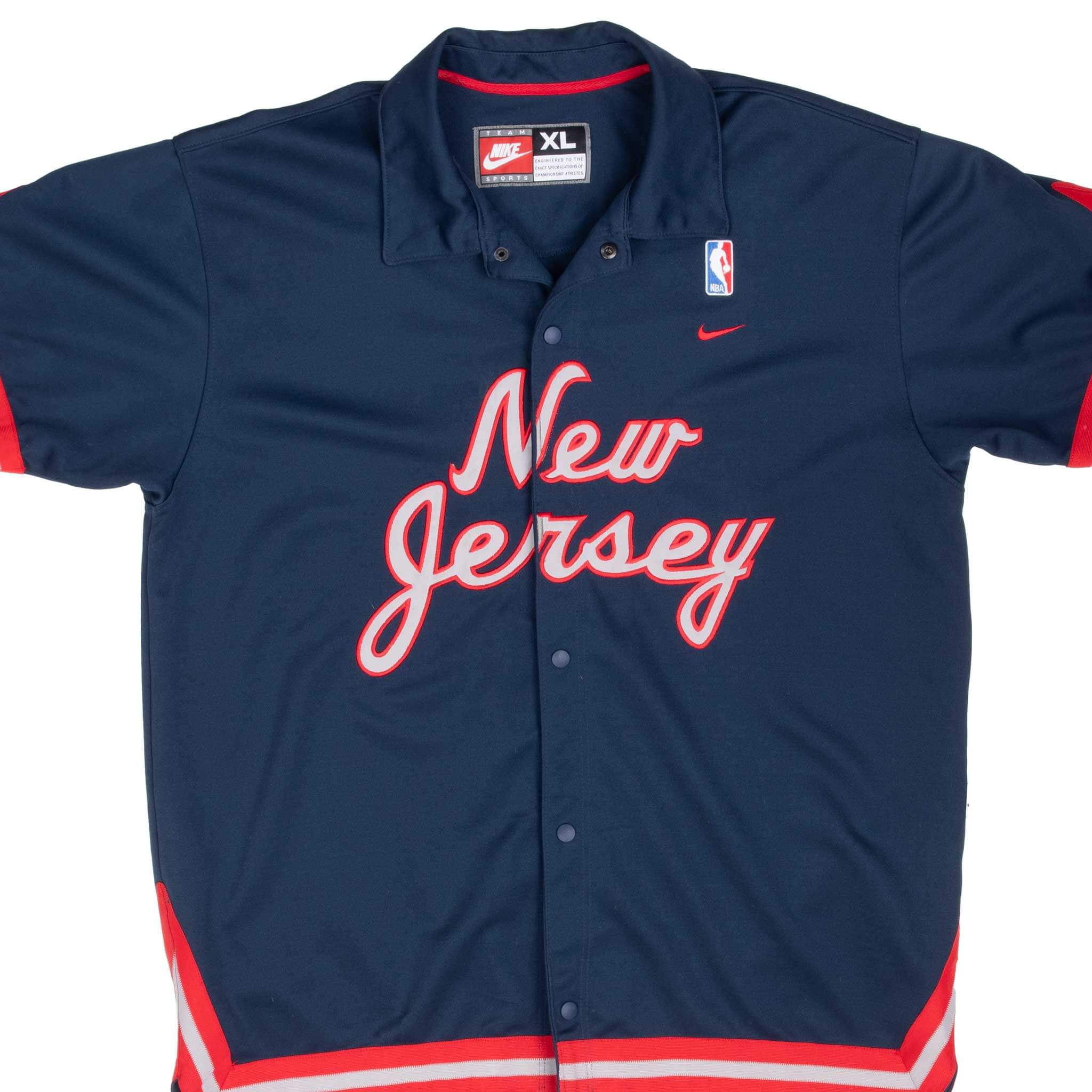 RARE Vintage online 1990s NJ Nets Warmup Jacket