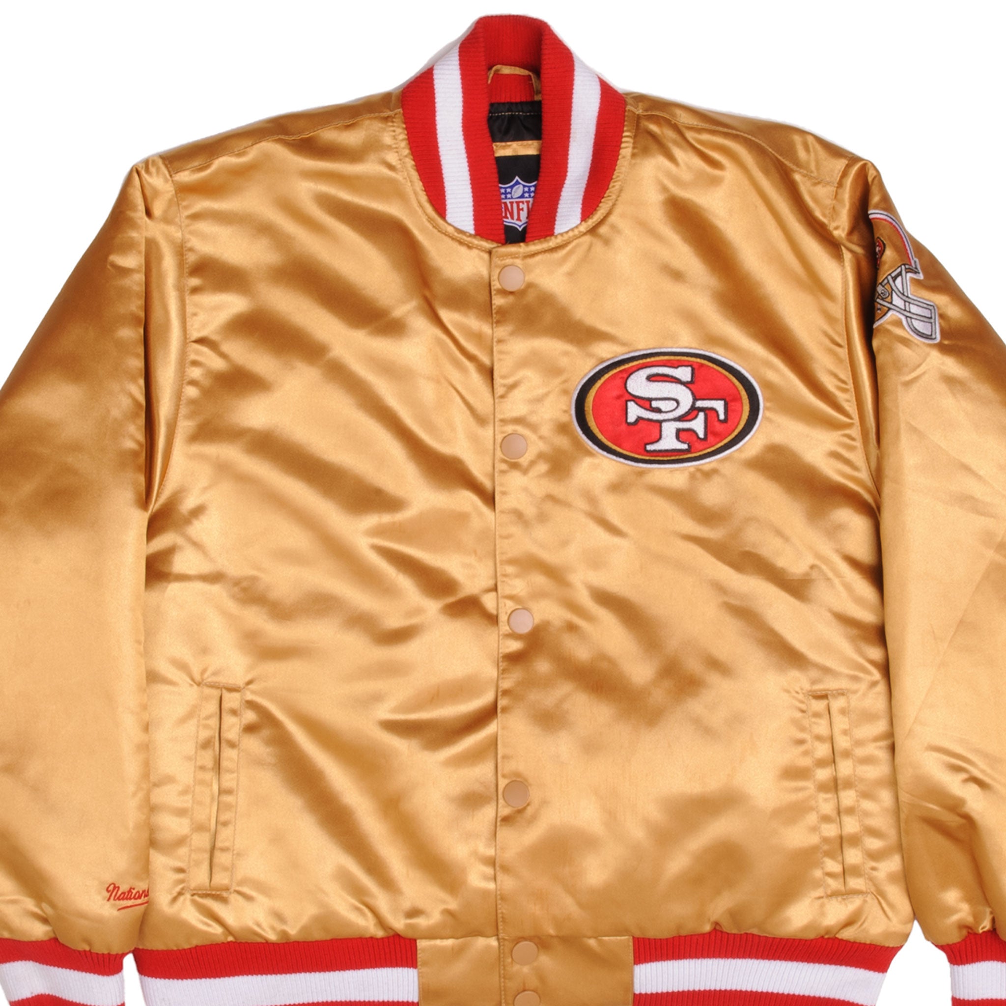 Black Nike NFL San Francisco 49ers Bomber Jacket