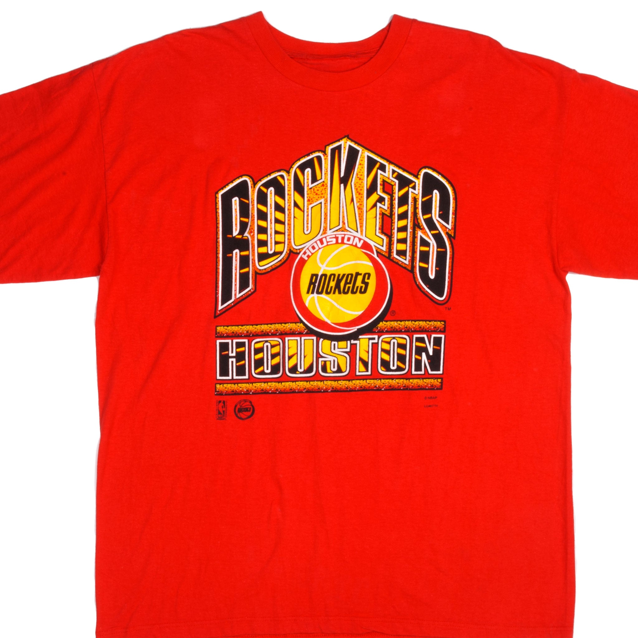 Vintage NBA Houston Rockets Tee Shirt 1980s Size Medium Made in USA