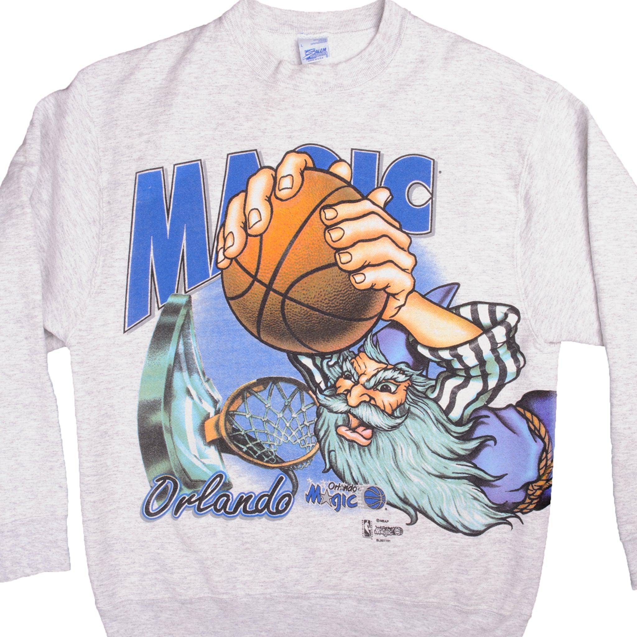 Vintage Style Orlando Magic Sweatshirt Basketball Champion Big Logo  Spellout Tshirt Pullover Hoodie Crewneck Sweatshirt Reprinted Full Color  Full Size Gifts for NBA Fans - Bluefink