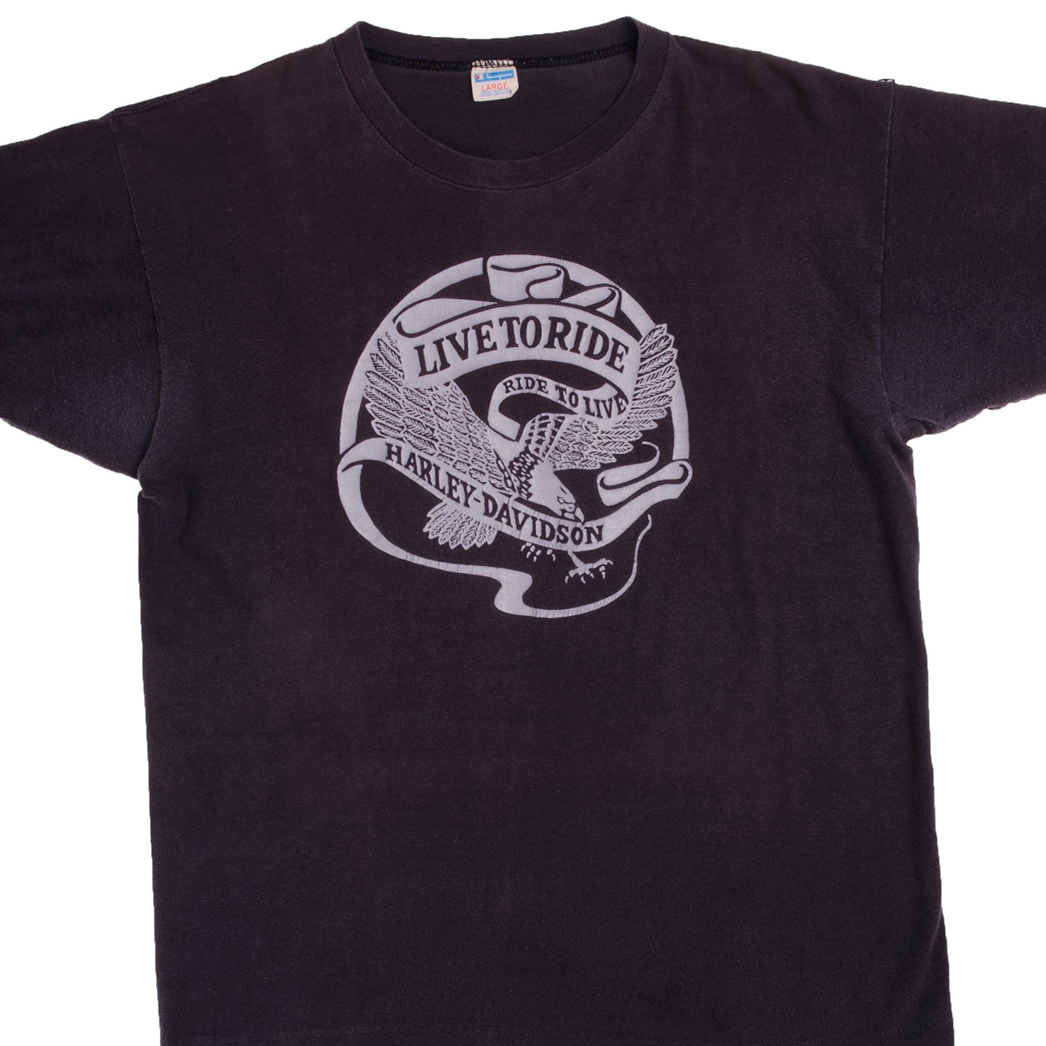 70s Rare Harley Davidson Racing Jersey T-shirt 
