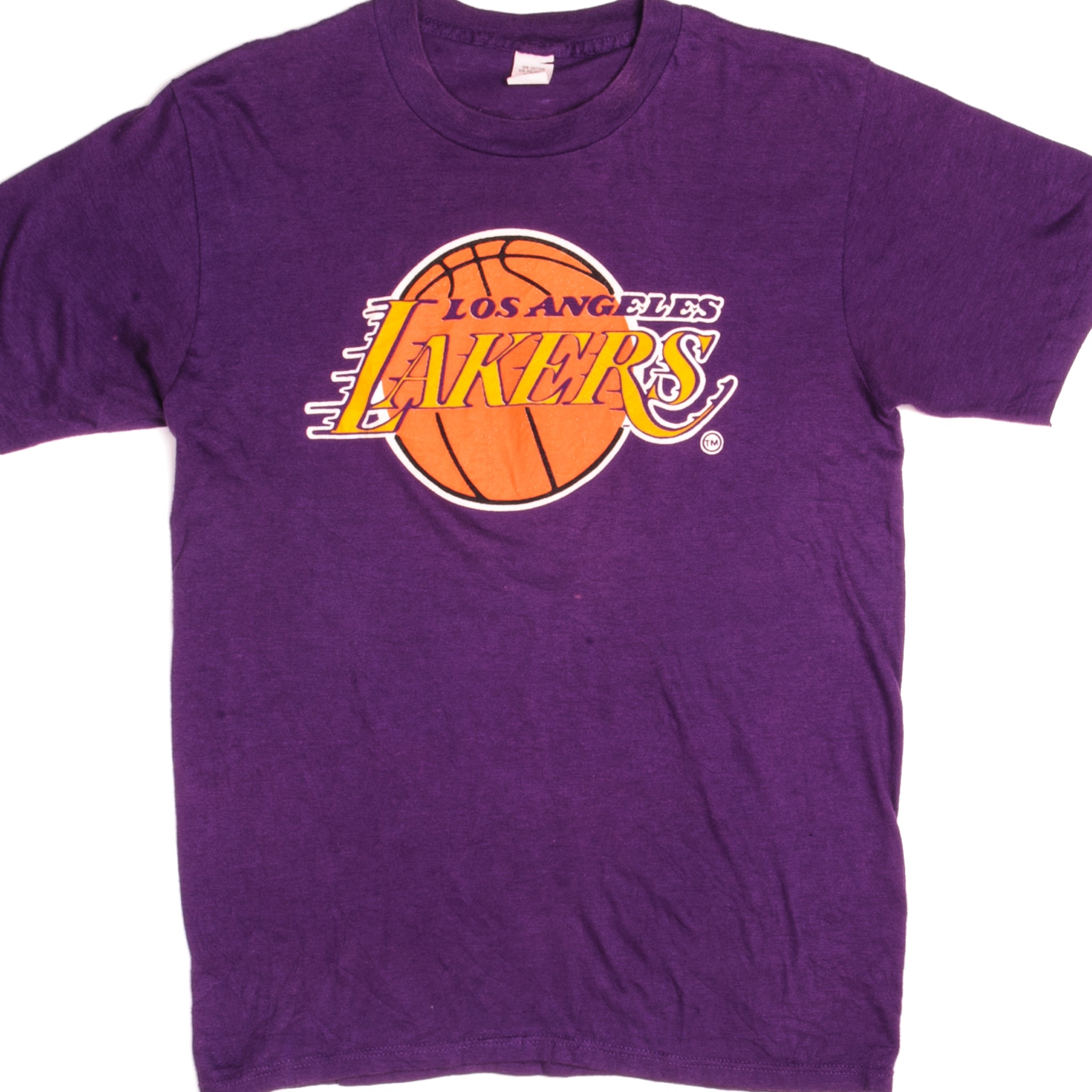 VINTAGE HANES Los Angeles Lakers 90's NBA T-SHIRT MADE IN USA Size L