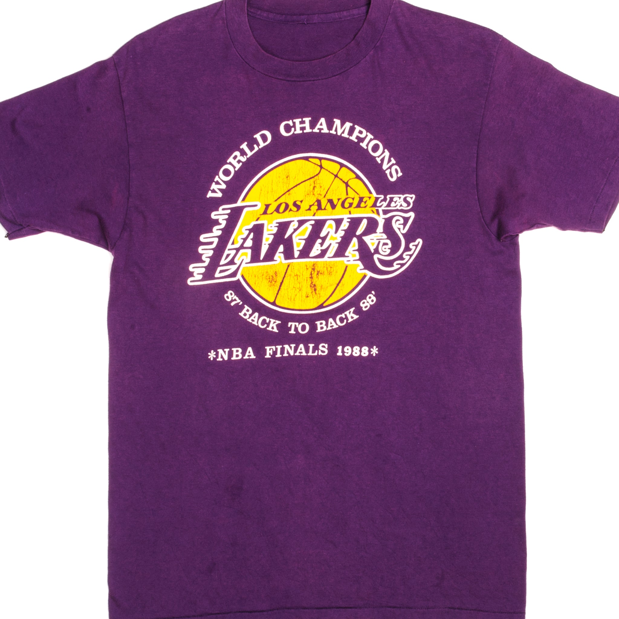 Used Original 1988 Vintage MEDIUM Lakers Shirt 1988 Nba 