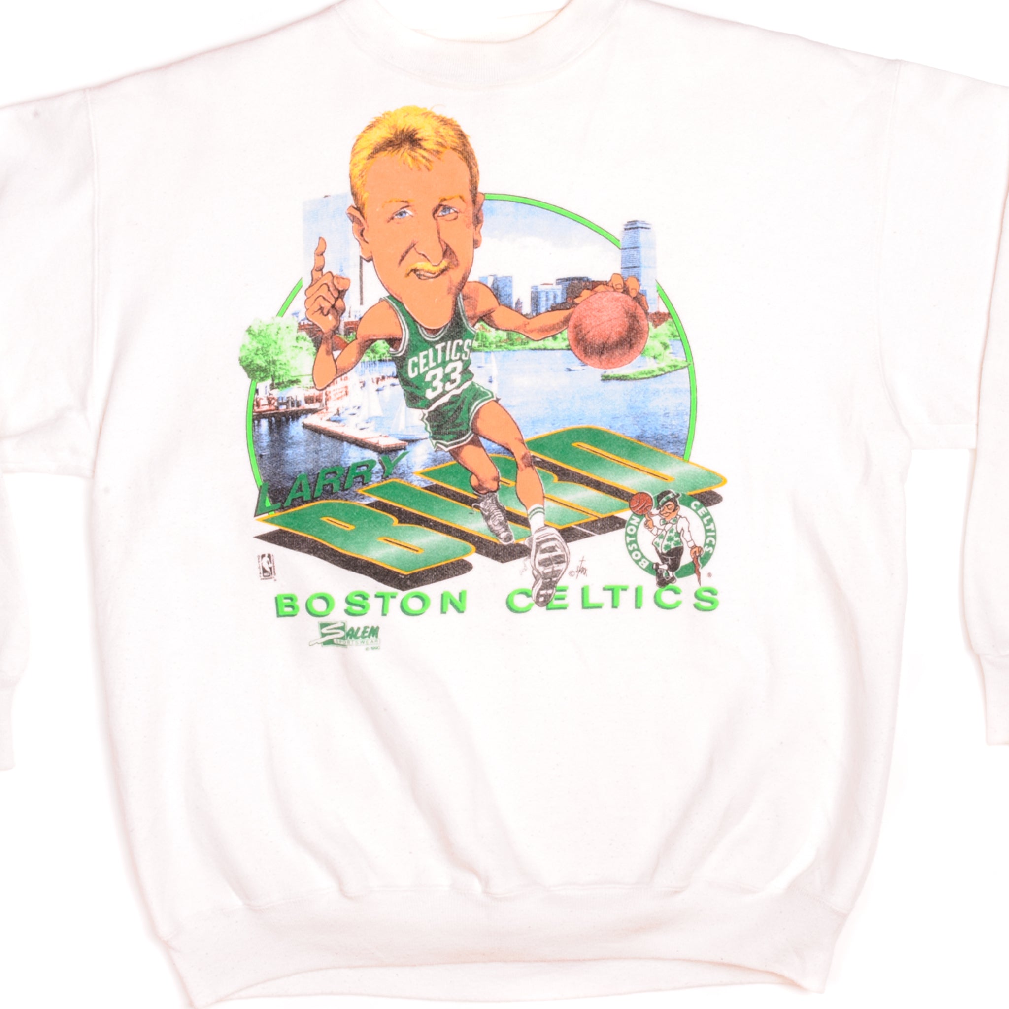 1990 Boston Celtics Zip Boys Salem Sportswear Caricature NBA T Shirt Size  XL – Rare VNTG