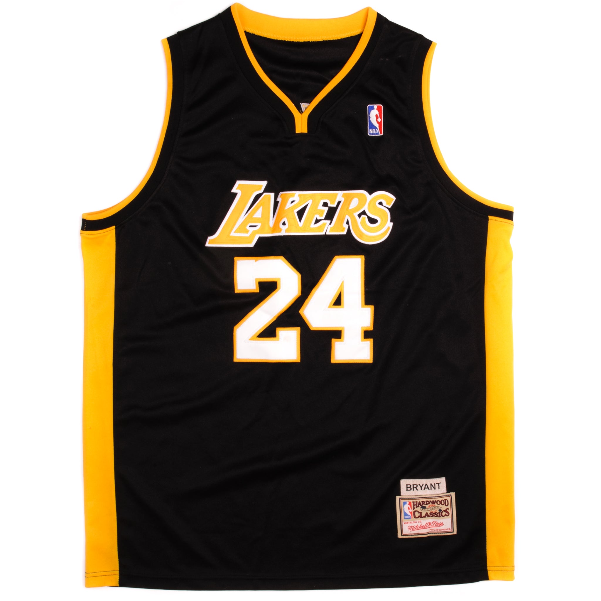Men's Los Angeles Lakers Kobe Bryant 24 retro basketball jersey limited  edition vest gold black shirt