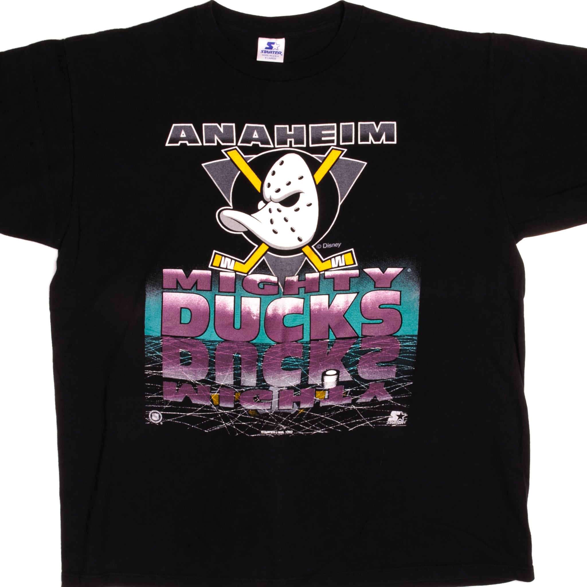 Vintage 90s Anaheim Mighty Ducks T-shirt NHL National Hockey