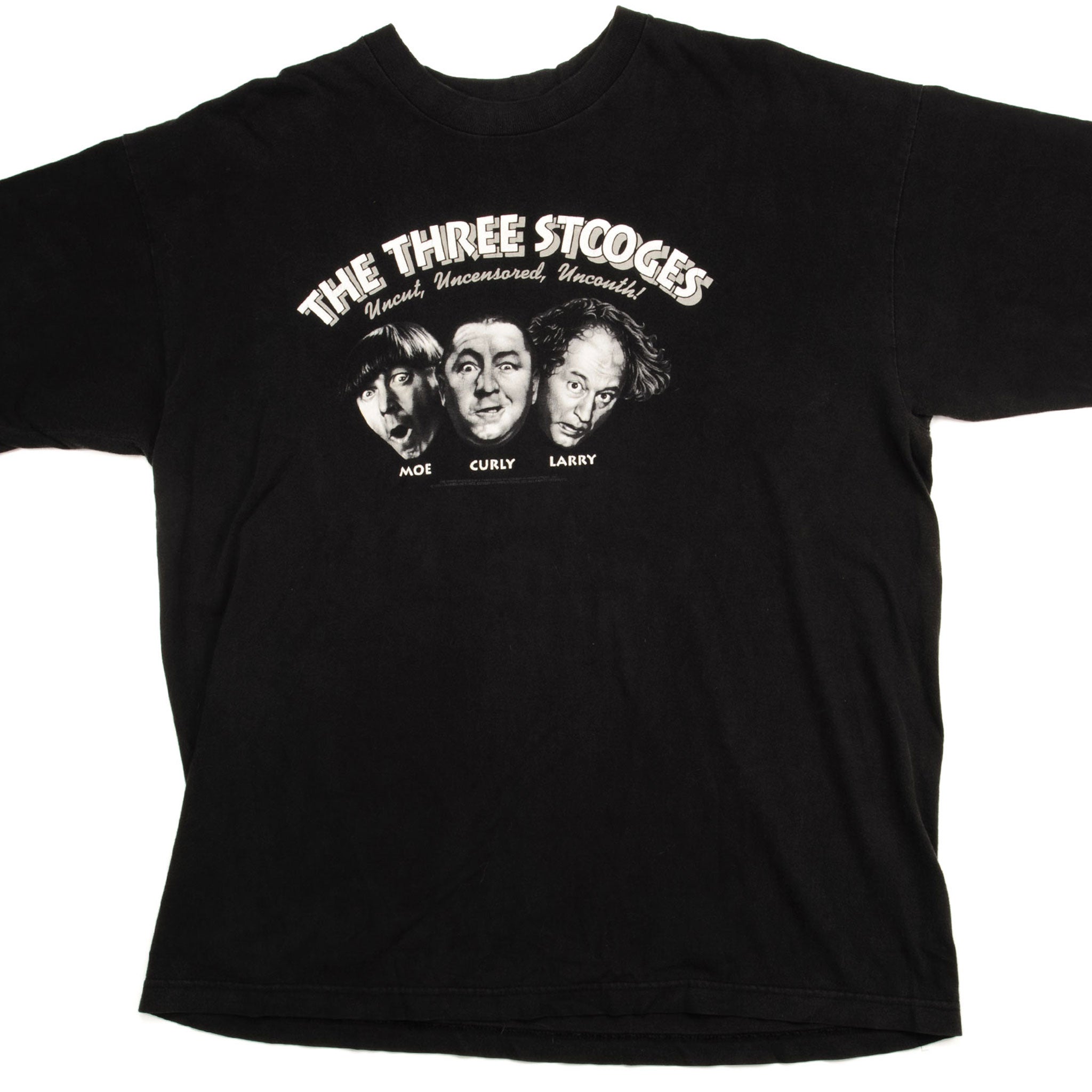 VINTAGE THE THREE STOOGES TEE SHIRT 1995 SIZE XL MADE IN USA