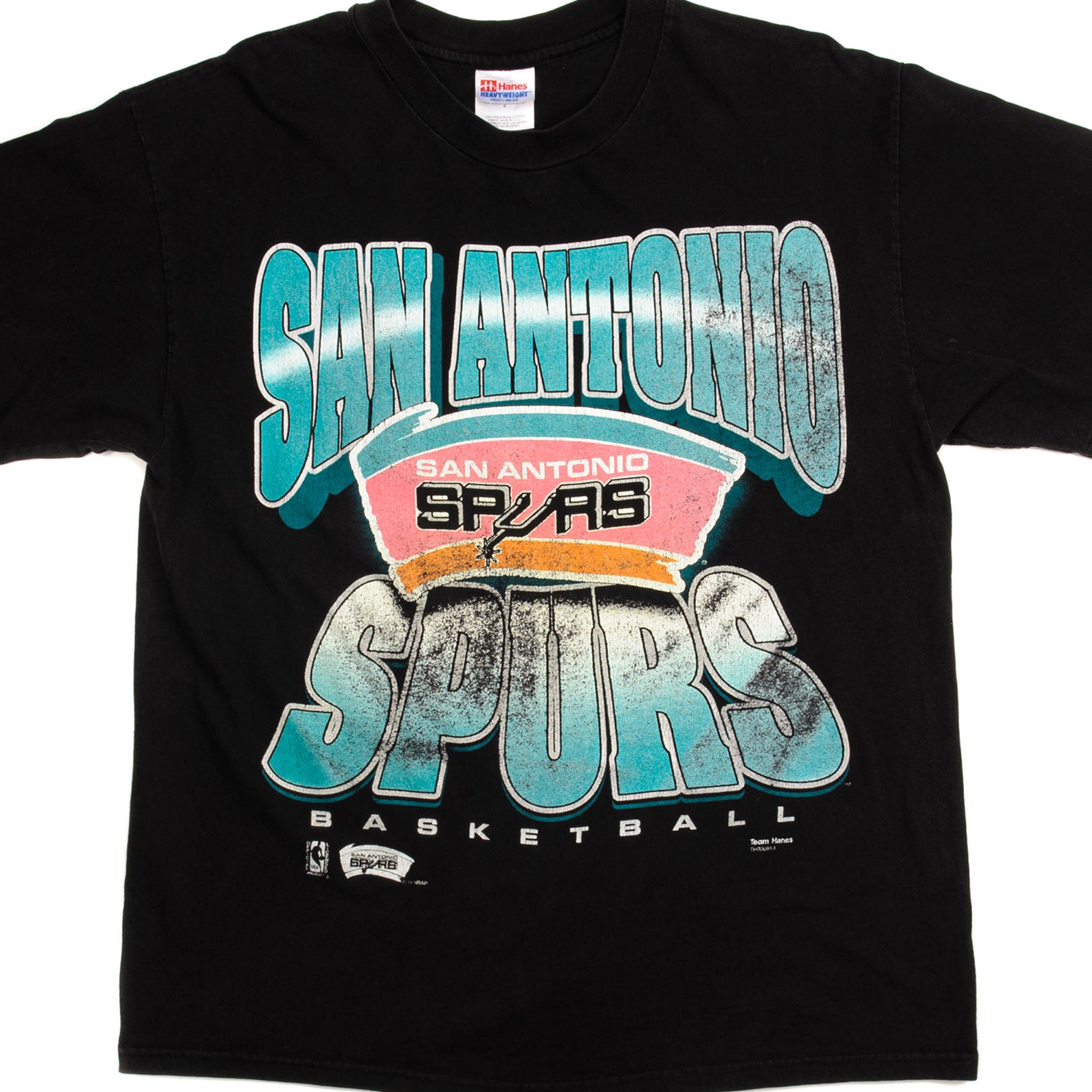 Vintage San Antonio Spurs Large Graphics T-Shirt Sz M – 812 Vintage