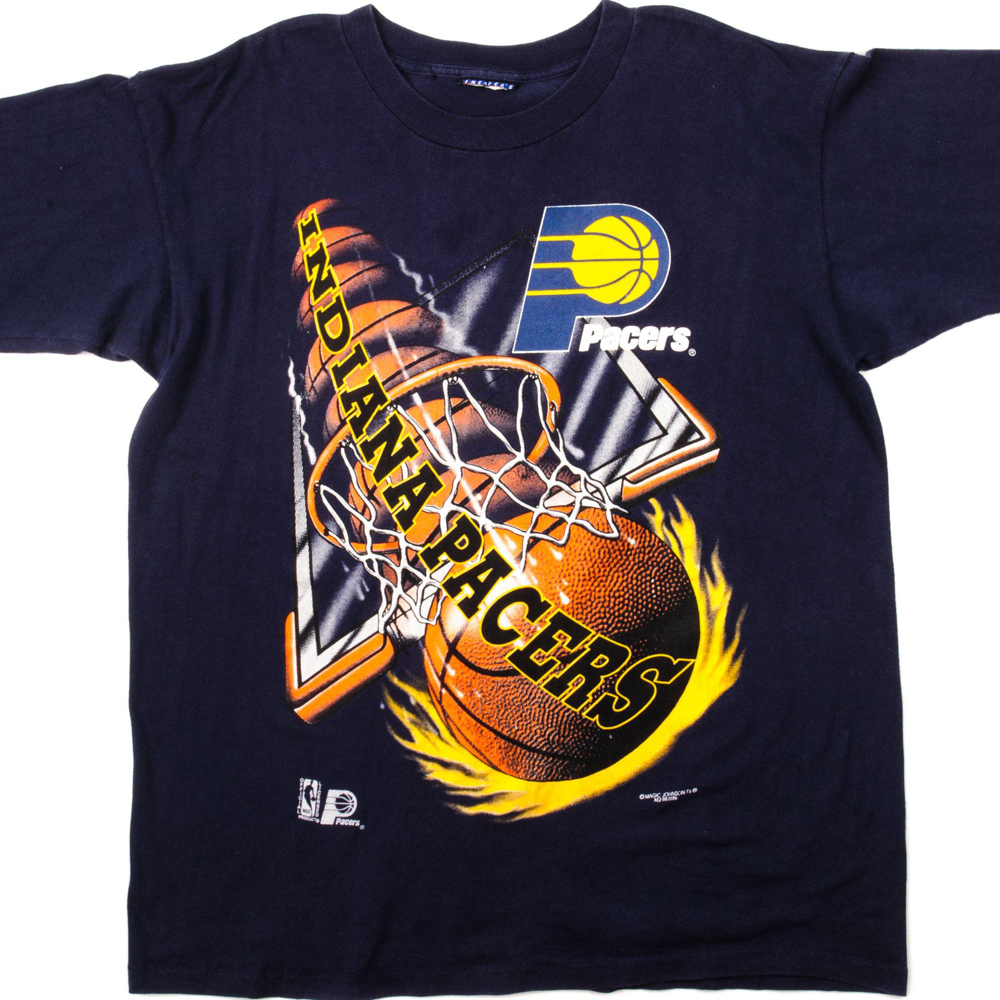 CustomCat Indiana Pacers Retro NBA T-Shirt White / L