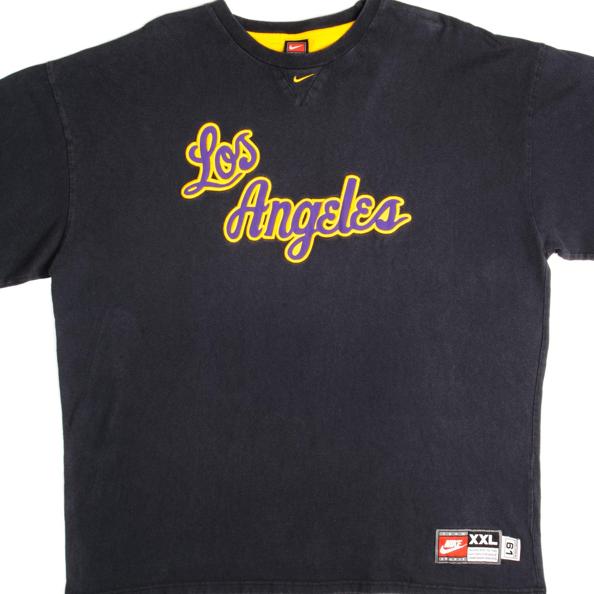 Nike NBA LA Lakers Dri-Fit Black Warm Up Shooting Shirt
