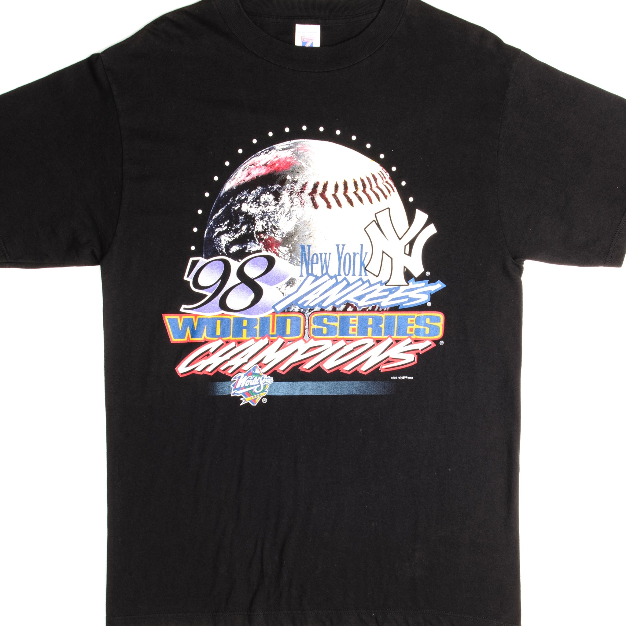Vintage Champion MLB NY Yankees Tee Shirt 1987 Size Small Made in USA