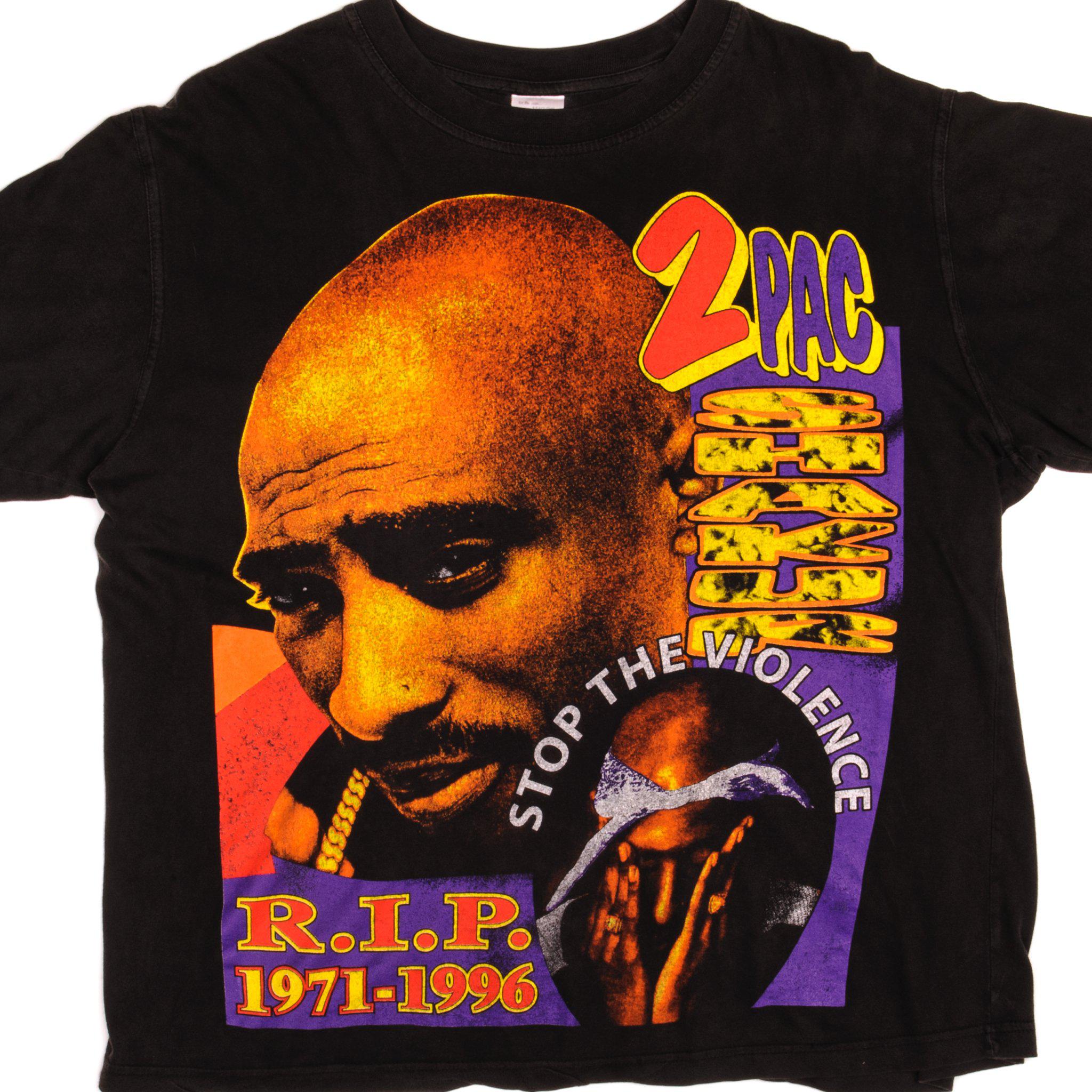 2PAC Vintage Tシャツ 90s - Tシャツ/カットソー(半袖/袖なし)