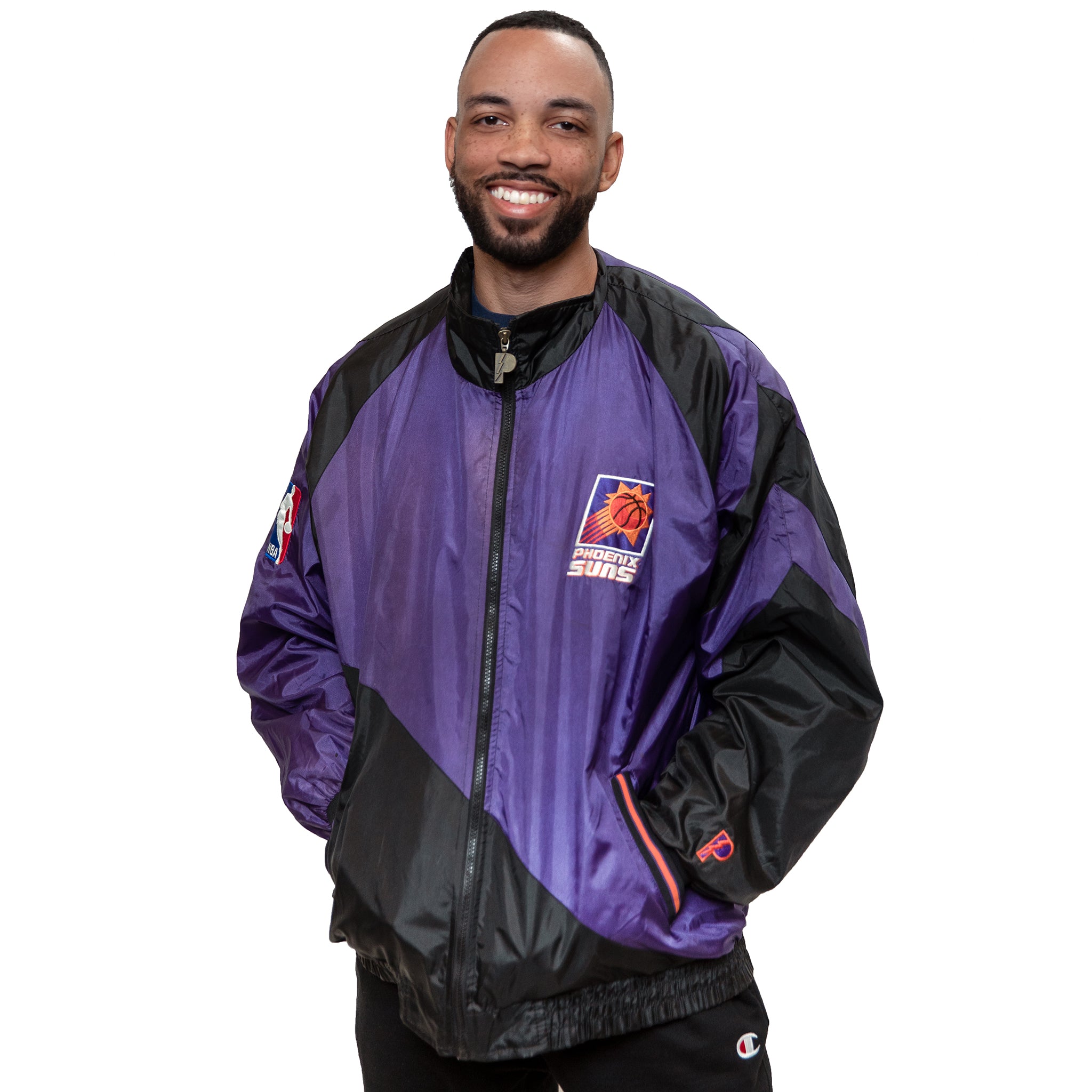 Vintage Pro Player NBA Phoenix Suns 1990s Jacket Size XL