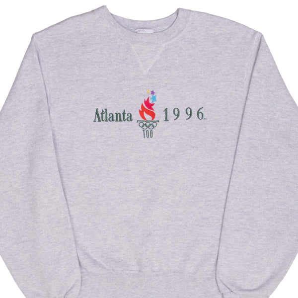 Vintage Atlanta Olympics 1996 Grey Champion Sweatshirt Size Medium