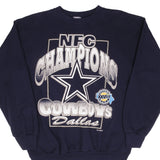 Vintage Nfl Dallas Cowboys Nfc Champions Sweatshirt 1994 Size Large