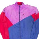 Vintage Nike Swoosh Neon Windbreaker Jacket Late 1980S Size Large