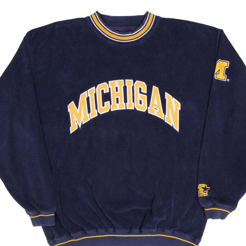 Vintage Ncaa University Of Michigan Starter Sweatshirt 1990S Size XL