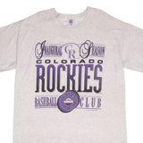 Vintage Mlb Colorado Rockies 1993 Tee Shirt Size XL Made In Usa