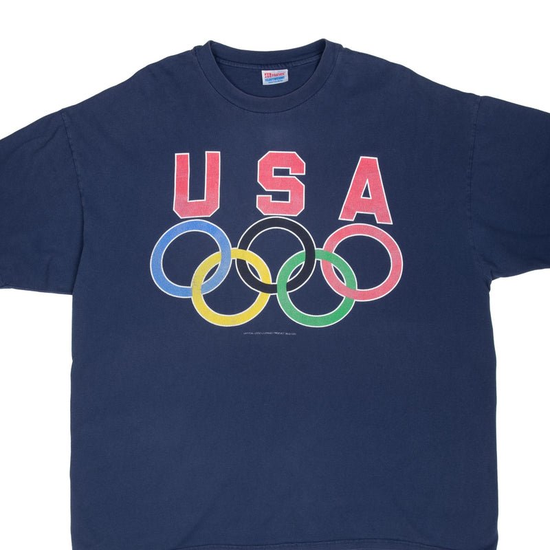 Vintage Olympics Team Usa Tee Shirt 1990S 2XL Made In Usa