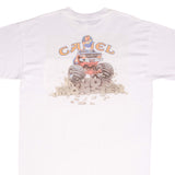 Vintage Camel Hot Rod Association Muds Monster 1992 Tee Shirt Sze XL Made In Usa With Single Stitch Sleeves