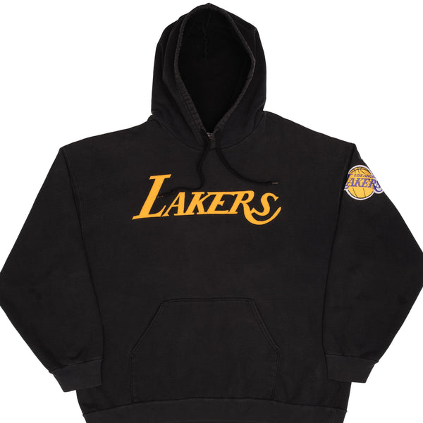 Vintage Nba Los Angeles Lakers 1990S Hoodie Sweatshirt Size 2XL Made In Usa