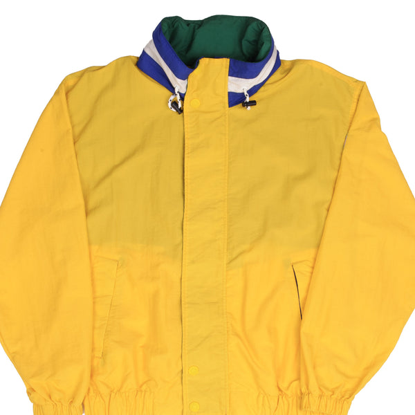 Vintage Tommy Hilfiger Yellow Windbreaker Jacket 1990S Size Large