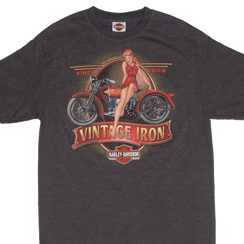 Vintage Harley Davidson Vintage Iron 2011 Tee Shirt Size Medium