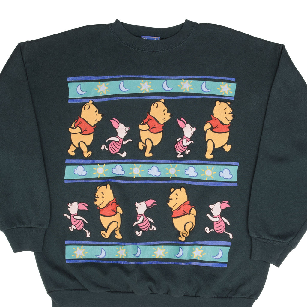 Vintage Disney Winnie The Pooh Piglet 1990S Sweatshirt Size XL Made In Usa