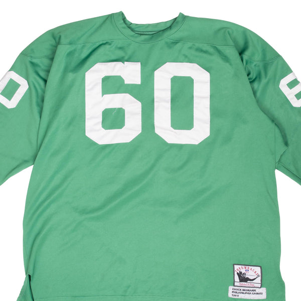 Vintage Nfl Philadelphia Eagles Chuck Bednari #60 Mitchell & Ness Throwback Jersey 1960 Size 54