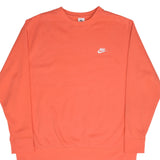 Nike Classic Swoosh Pink Salmon Sweatshirt 2000S Size 2Xl