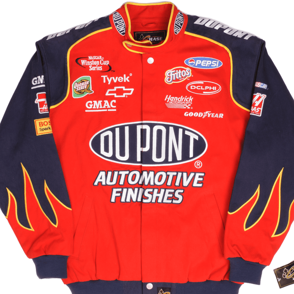 CHAQUETA DE CARRERAS VINTAGE NASCAR DE JEFF GORDON, 2003, GRANDES NÚMEROS DE EXISTENCIA MUERTA