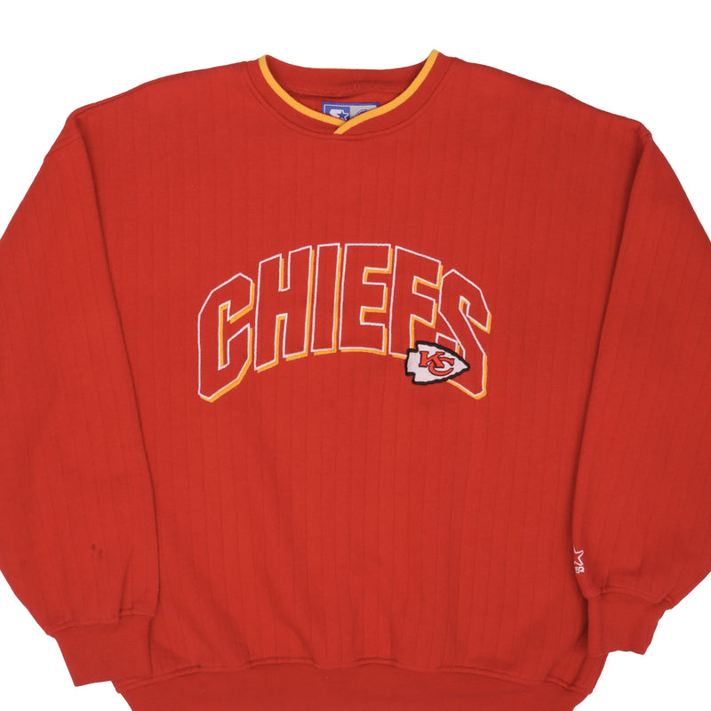 Vintage NFL Kansas City Chiefs Embroidered Taylor Swift Sweatshirt Size XL 1990S