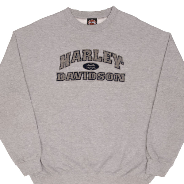 Vintage Harley Davidson New York 2000 Grey Sweatshirt Size XL