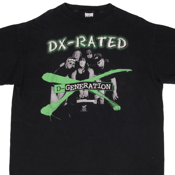 VINTAGE WWF D GENERATION X DX RATED TEE SHIRT 1998 SIZE XL