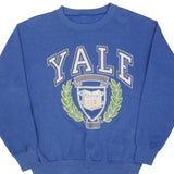 VINTAGE YALE UNIVERSITY BLUE SWEATSHIRT 1990S SIZE MEDIUM