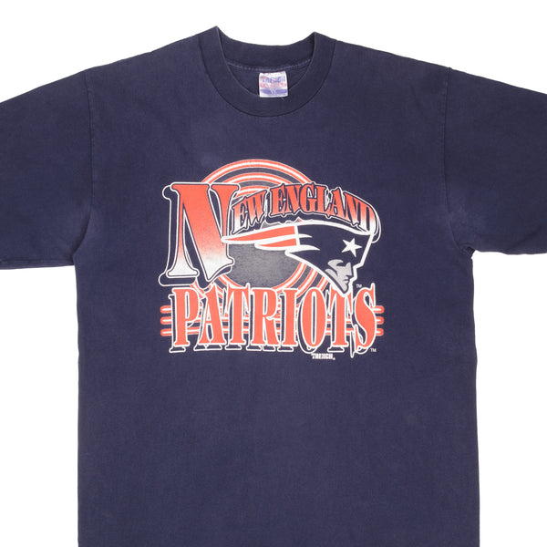 Vintage Nfl New England Patriots 1990S Tee Shirt Size Large Made In USA With Single Stitch Sleeves