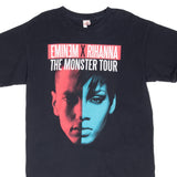 Vintage Rap Eminem X Rihanna Monster Tour 2014 Tee Shirt Size Medium