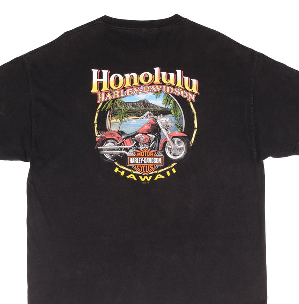 Vintage Harley Davidson Honolulu Hawaii 2008 Tee Shirt Size XL