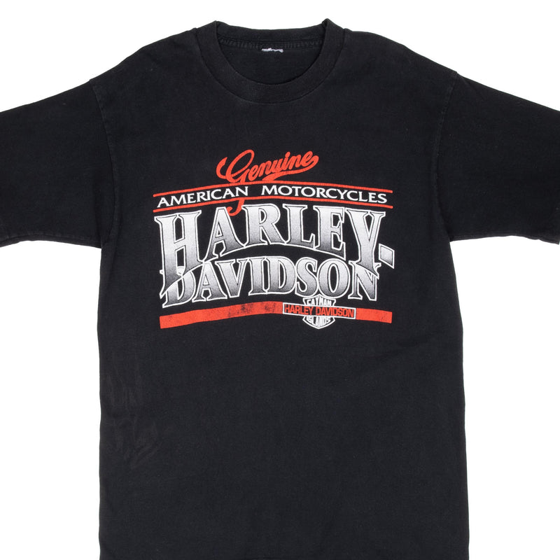 Vintage Harley Davidson Cayman Island 1990S Tee Shirt Medium With Single Stitch Sleeves