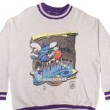 Vintage NBA Charlotte Hornets Signal Sweatshirt 1990S Size XL Made In USA