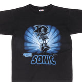 Vintage Sonic The Hedgehog & Knuckles Sega 1995 Tee Shirt Size Large Youth (14/16) With Single Stitch Sleeves