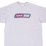 Vintage Nike Spellout Grey Tee Shirt 1990S Size Large