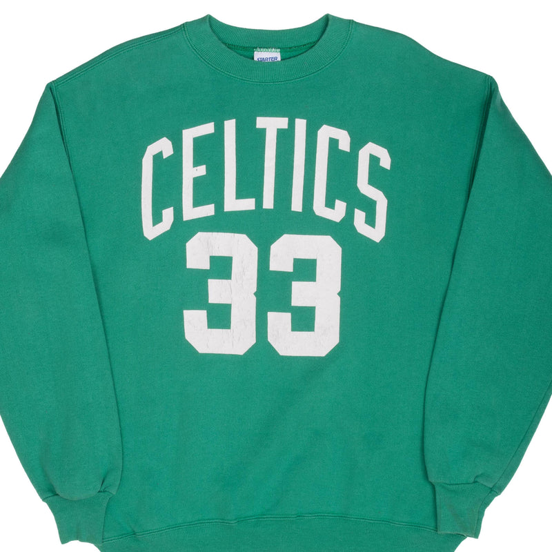 Vintage Nba Boston Celtics Larry Bird 1980S Starter Sweatshirt Size Large Made In Usa