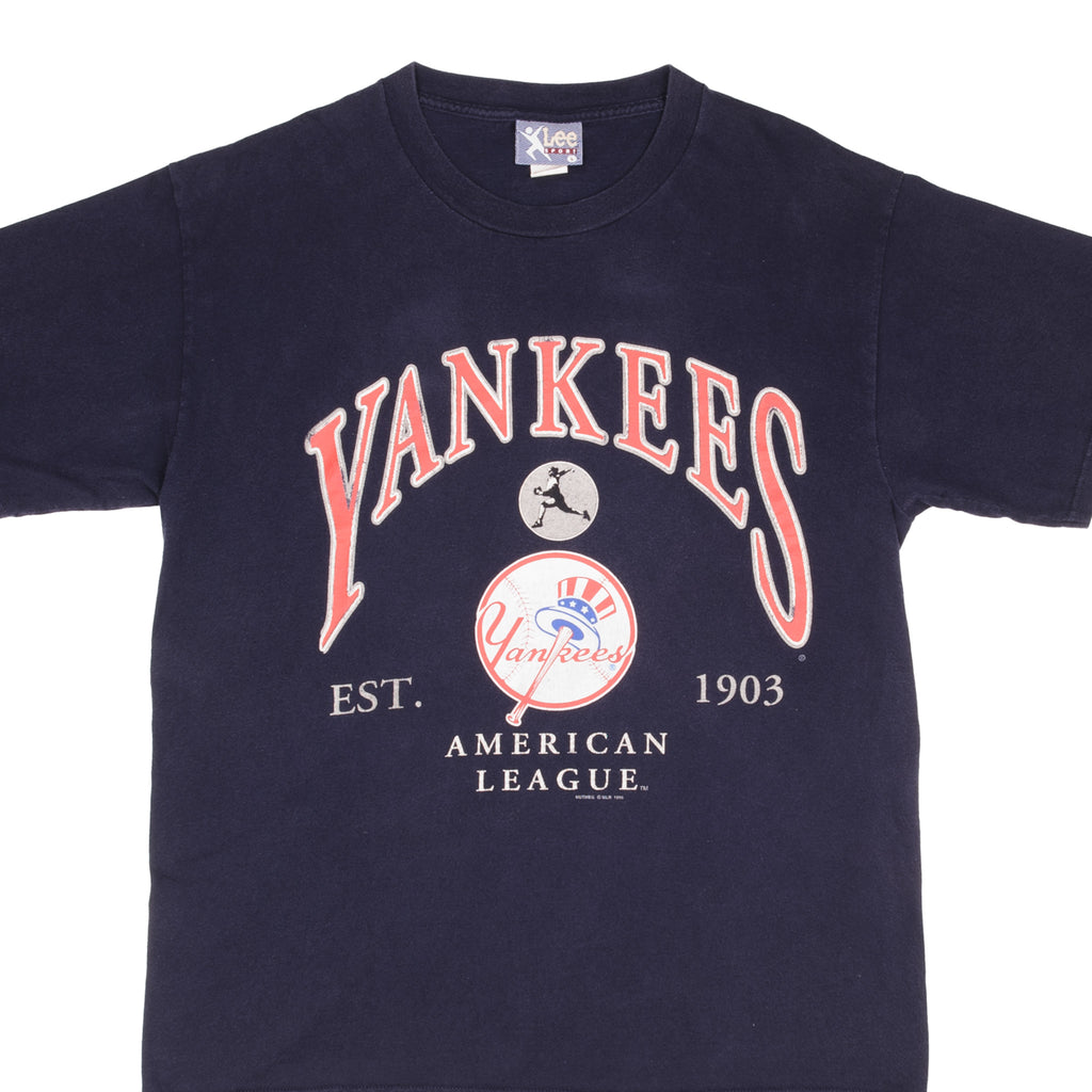 Vintage Mlb New York Yankees 1996 Tee Shirt Size Large Made In Usa